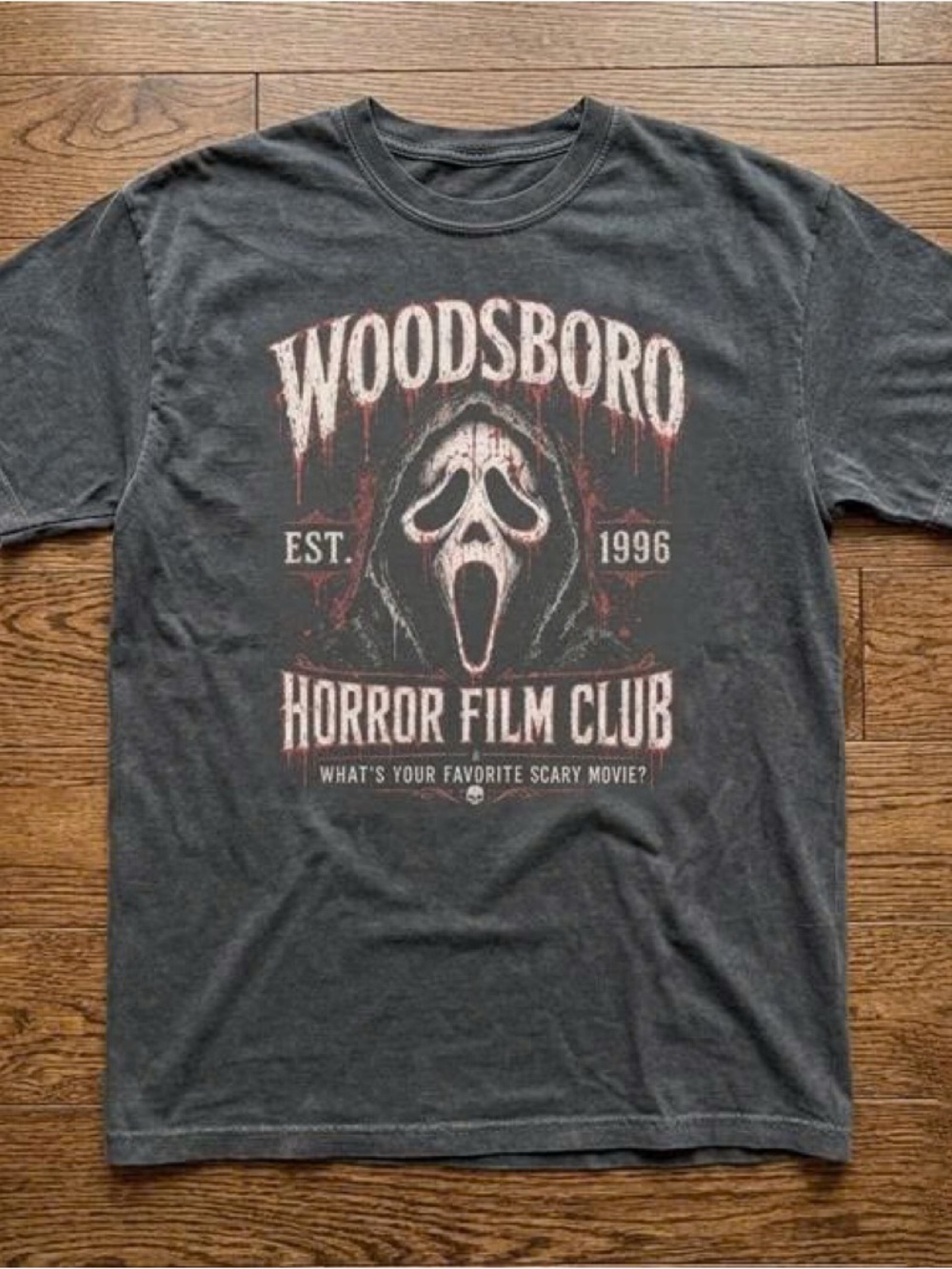 Woodsboro Horror Film Club Graphic Tee - Black